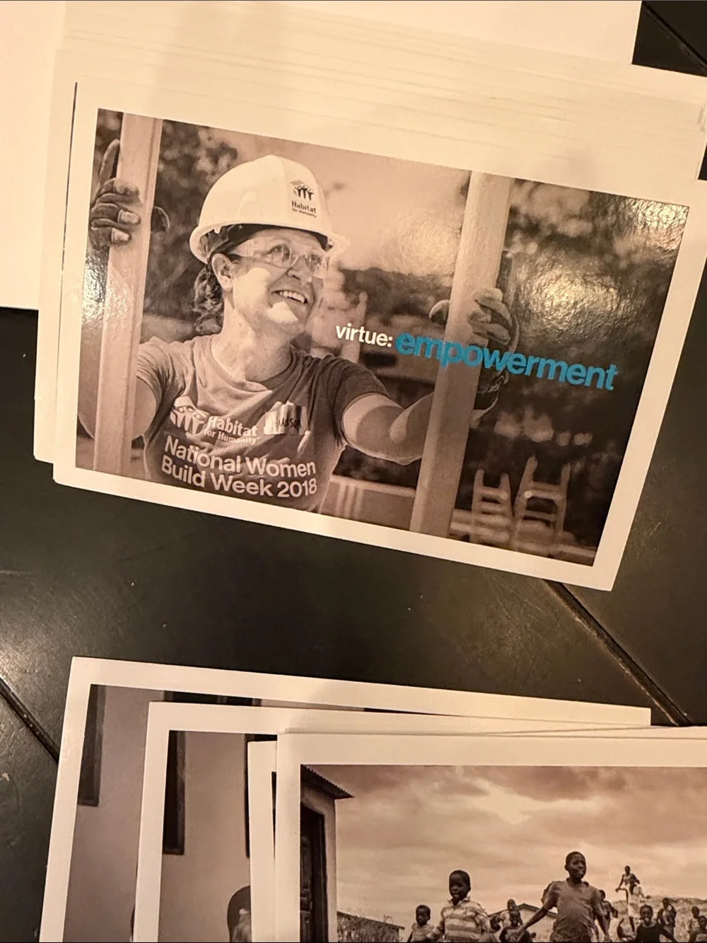 Virtue NoteCards: Kindness Service Community Empowerment Joy Respect Generosity